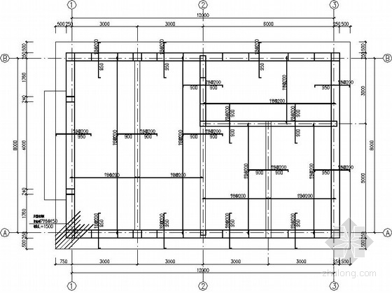 铁塔结构施工图资料下载-多孔砌体锅炉房结构施工图