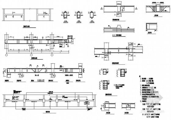 框架梁配筋节点构造详图资料下载-框架梁配筋节点详图