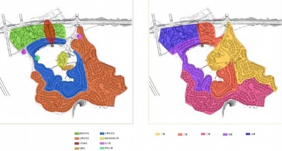 [广东]欧式风格住宅区规划及单体设计方案文本-住宅区分析图