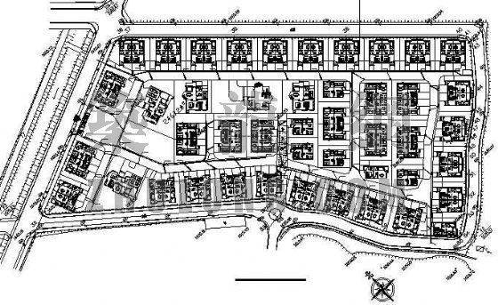 低密度小区总图资料下载-小区给排水总图