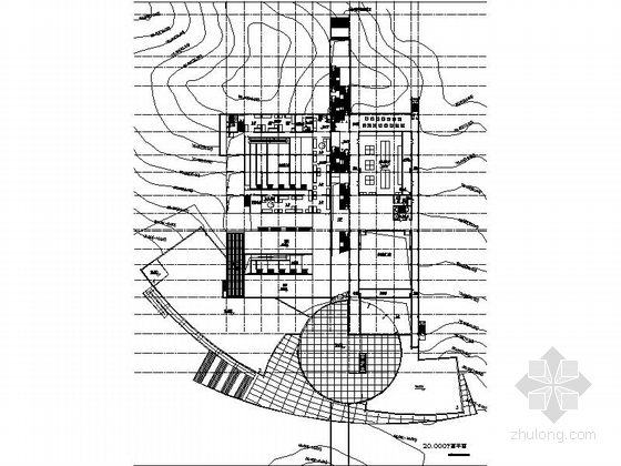 [江西]瓷器博物馆建筑设计方案文本（含cad）-瓷器博物馆建筑平面图