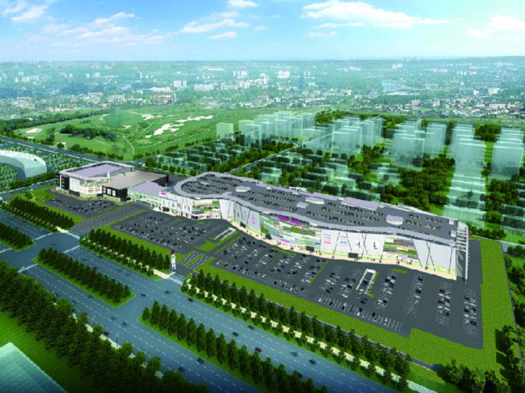 连廊式商业资料下载-[武汉]购物中心建设项目连廊钢结构危险性较大专项施工方案(127页）