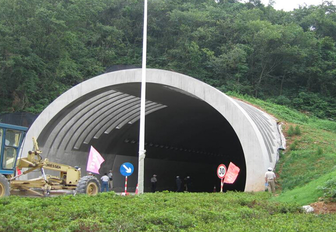 高速公路工程项目施工标准化全套1327页（路桥隧边坡，工地建设，建设管理）-隧道洞顶截水沟以内植被保护现场