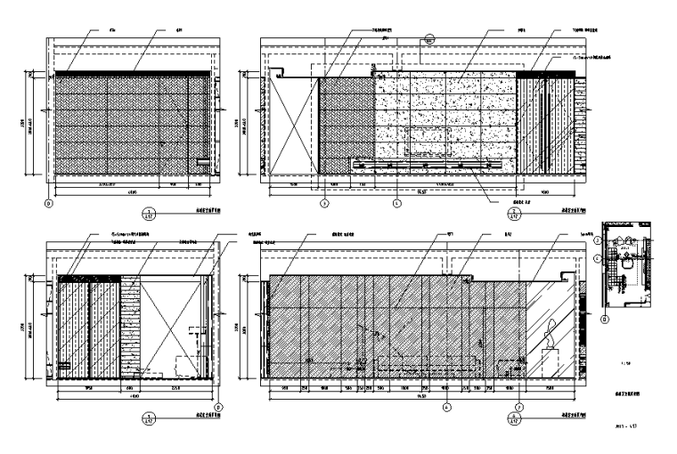 广东东南亚风格二层别墅资料下载-[广东]现代风格-别墅大宅设计施工图（附效果图）
