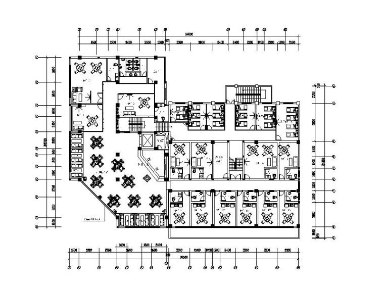 大型茶楼施工图资料下载-[四川]休闲娱乐酒店内茶楼施工图