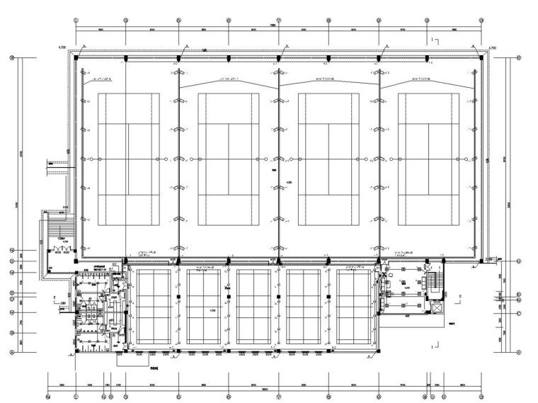 SU球场模型资料下载-[重庆]体育教学配套建筑网球场乒乓球馆电气施工图