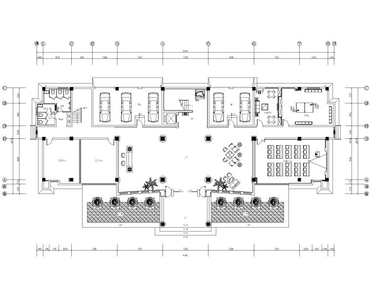 2层5间办公楼效果图资料下载-[江苏]苏州豪华中式办公楼全套施工图+效果图