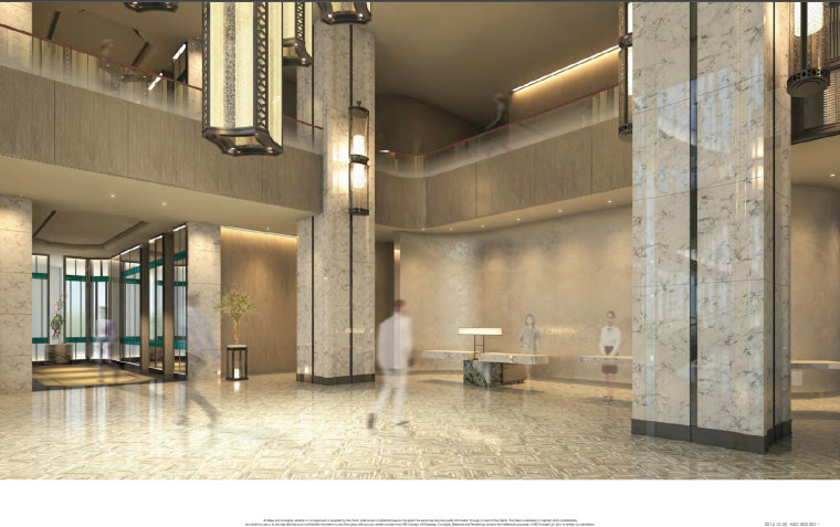 室内设计各种风格效果图资料下载-[广东]AB  Concept-广州康莱德酒店室内设计方案+物料书