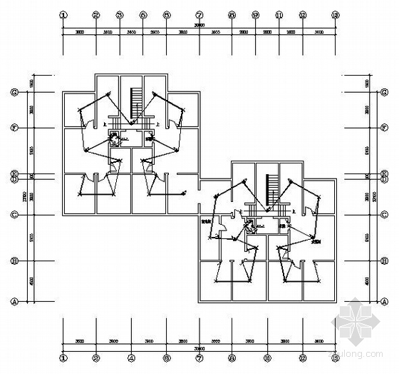 18层住宅楼案例资料下载-咸阳某小区18层住宅楼电气施工图