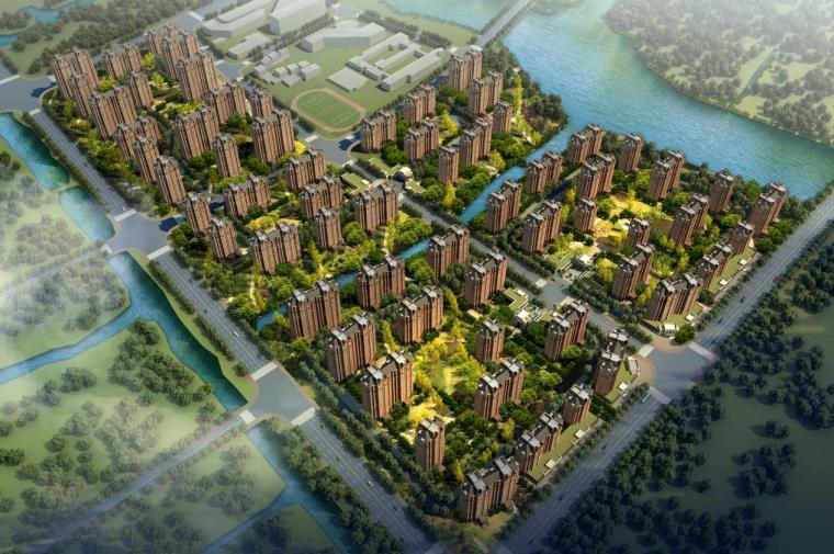 社区cad平面图资料下载-[上海]高层塔式多业态住宅楼建筑设计方案文本（含CAD）