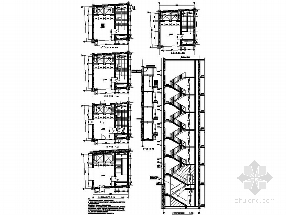 [北京]九层滑雪世界配套会议中心建筑施工图-九层滑雪世界配套会议中心大样图