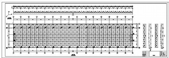 屋面设计图资料下载-某厂房钢屋面网架结构设计图