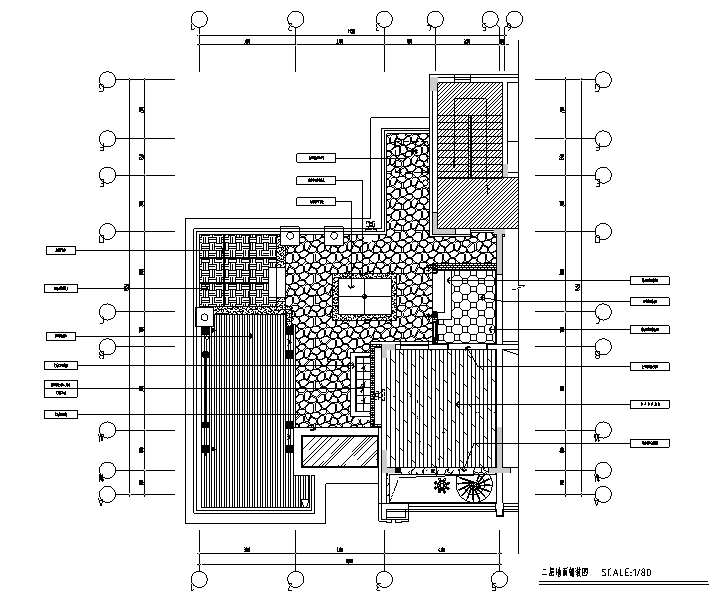 白提护坡施工图资料下载-[辽宁]蓝白基调浪漫住宅空间设计施工图（附效果图）