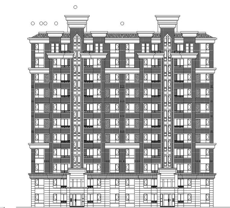 剪力墙商业建筑全专业图纸资料下载-[宁夏]高层剪力墙住宅及办公建筑施工图（含多栋楼及全专业图纸）