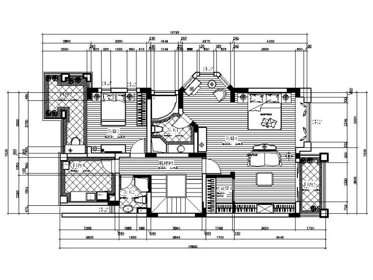现代自然别墅设计资料下载-现代风格的豪华别墅设计施工图