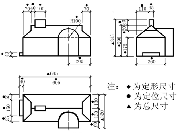 膨胀水箱轴测图资料下载-市政工程识图与构造第四章投影图与轴测图（165页）