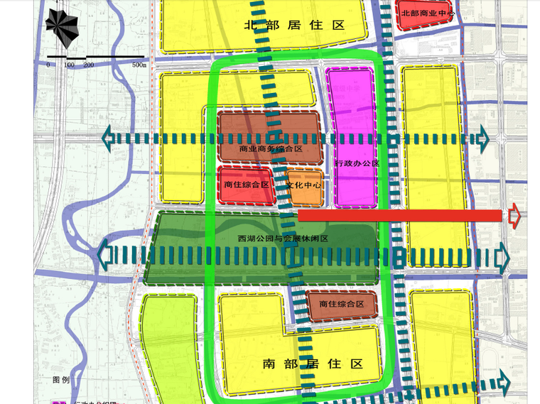 [江苏]张家港市塘桥新城区控制性详细规划与城市设计方案文本-分区设计