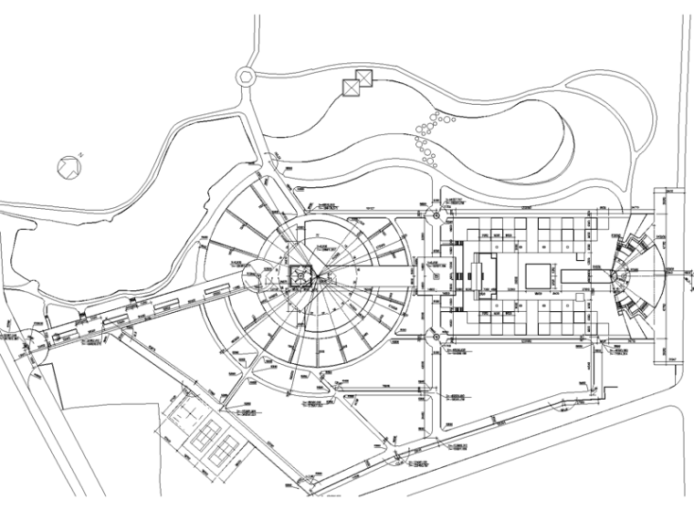 水洗石景观花池树池施工图资料下载-某公园全套景观施工图