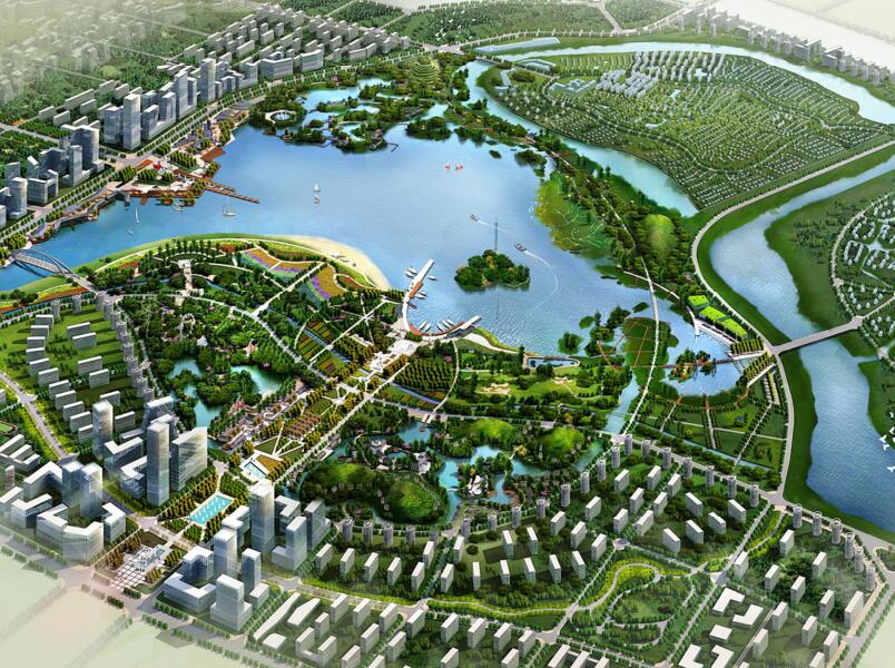 松雅湖生态新城规划图片