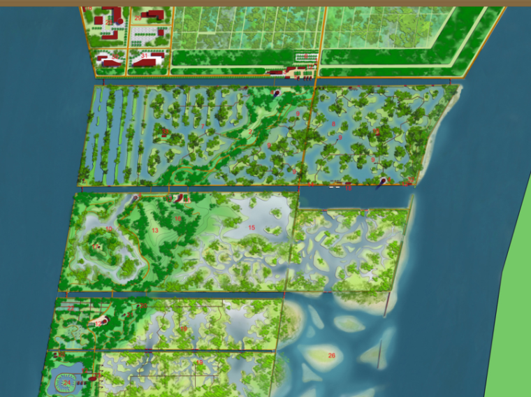生态旅游区湿地驳岸景观资料下载-[广东] 广州南沙滨海湿地公园总体景观概念设计（PDF+78页）