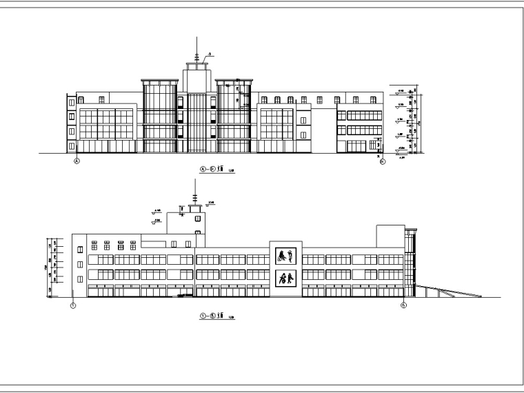 商业方案建筑设计说明资料下载-5套商业建筑设计方案CAD