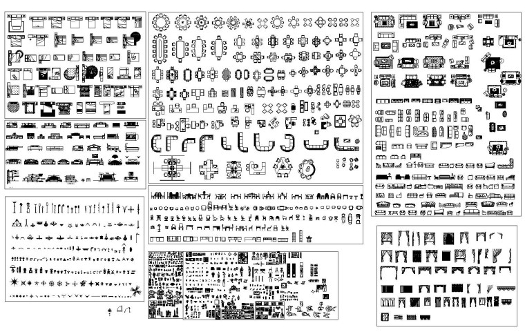 cad设计素材库资料下载-[分享]室内设计CAD素材库