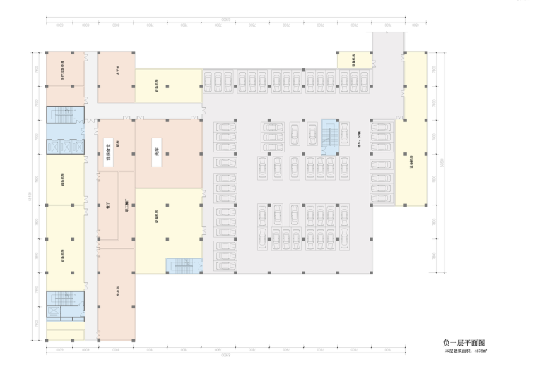 [山东]妇幼医院建筑设计方案文本-平面图