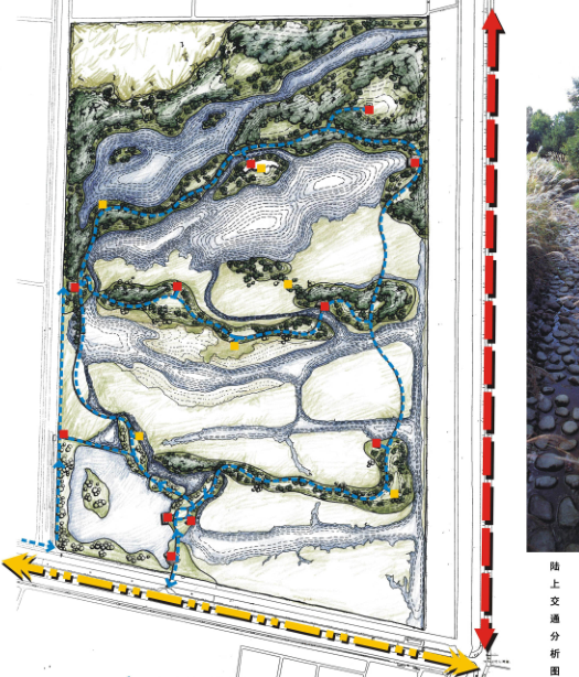 [上海]上海东滩国际湿地（第二期）景观设计方案（PDF+24页）-道路分析