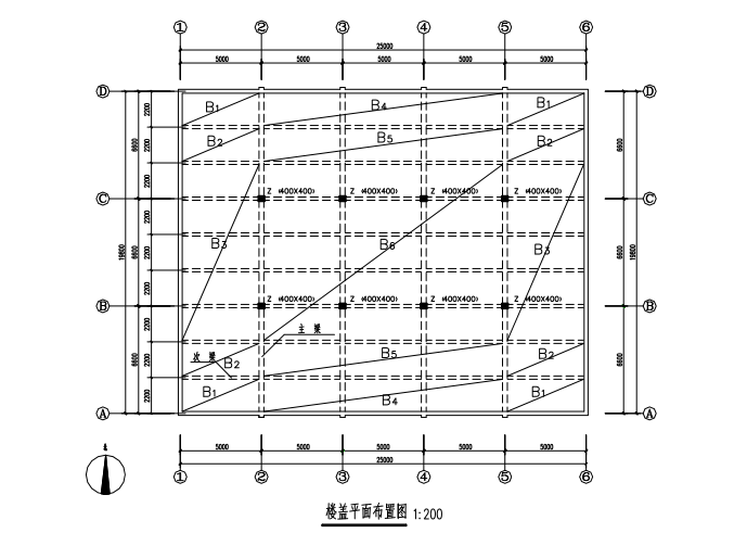 现浇单向板肋型楼盖设计资料下载-现浇钢筋混凝土单向板肋梁楼盖设计计算书（PDF，16页）