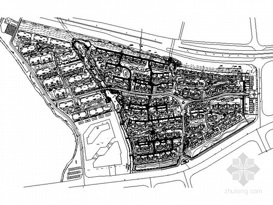 别墅庭院景观规划资料下载-[南京]高档别墅区景观规划设计施工图