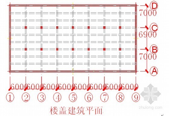 单向板肋梁楼盖设计施工图资料下载-单向板肋梁楼盖课程设计计算书