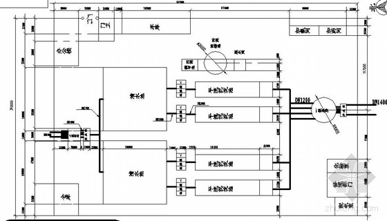 净水厂工程可研性资料下载-净水厂平面高程图