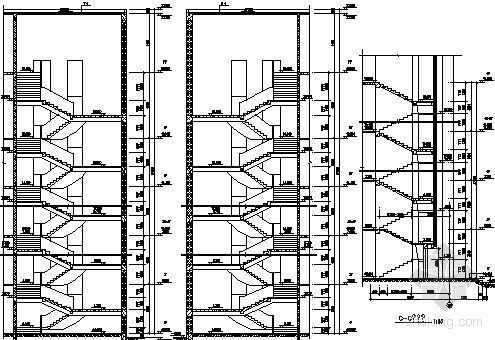 甘肃省某六层办公楼建筑设计施工图-2