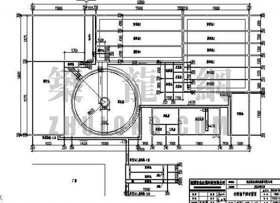 沉砂池平剖面图资料下载-某纺织制衣厂废水处理