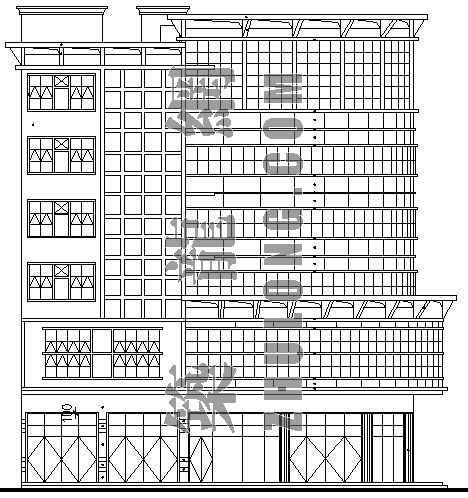 工厂综合办公楼施工图资料下载-某综合办公楼建筑施工图