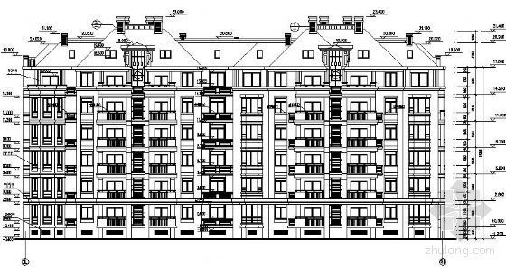 玫瑰花CAD图纸资料下载-某玫瑰花园住宅楼建筑结构设计图纸