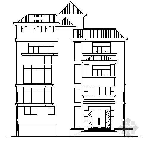 福建某地四层高档独栋别墅建筑施工图