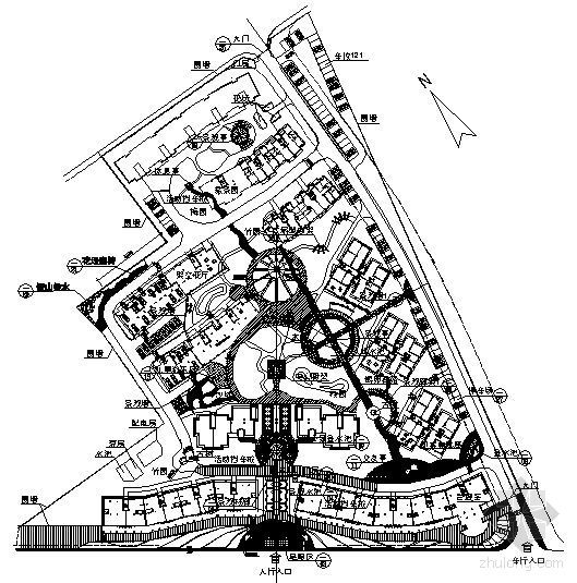 珠海格力广场景观施工图资料下载-某休闲广场景观施工图