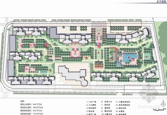 住宅小区景观方案投标文本资料下载-[长沙]住宅小区景观规划设计方案文本