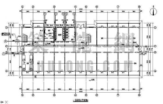 四层宿舍楼建施结施资料下载-某四层宿舍楼给排水设计图