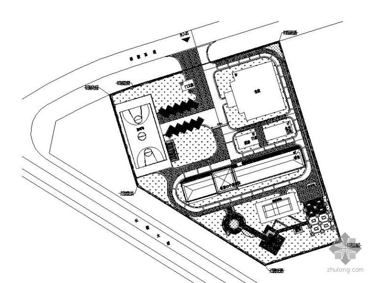 室外石凳大样资料下载-广东公司景观环境施工图全套