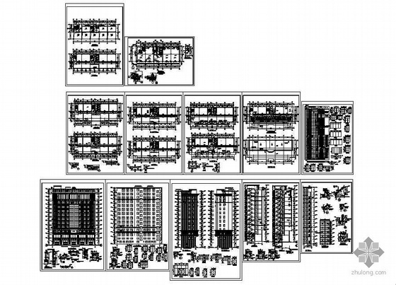 某十四层写字楼建筑施工图-4