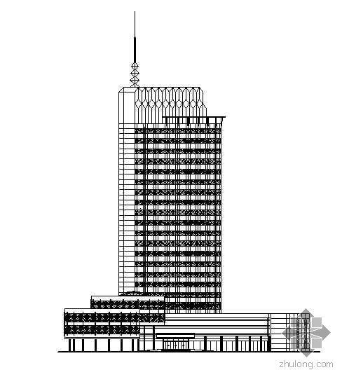 4层办公大楼效果图资料下载-上海某研究所综合办公大楼建筑方案(有效果图)