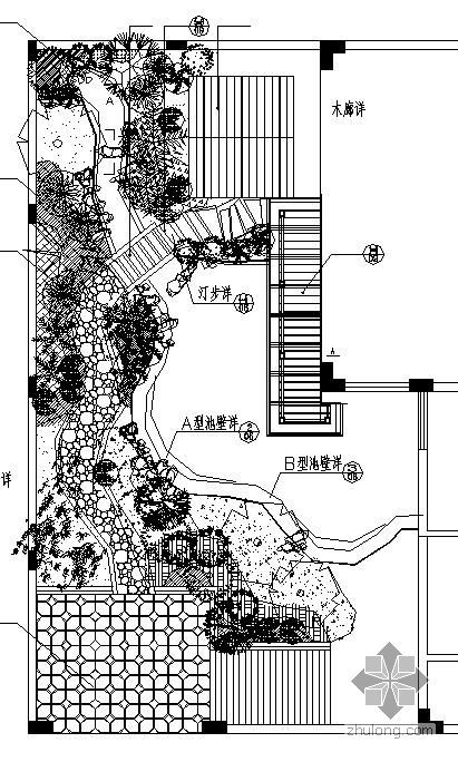 别墅园林CAD图资料下载-广东全套别墅园林绿化施工图