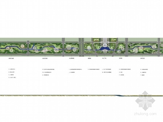 生态湿地公园景观扩初资料下载-[芜湖]商务中心公园景观扩初设计方案