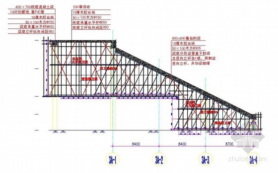 高支排架监测方案资料下载-[天津]体育馆高支排架施工方案(计算书、详图)
