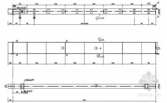 吊车梁构造详图资料下载-钢吊车梁节点构造详图