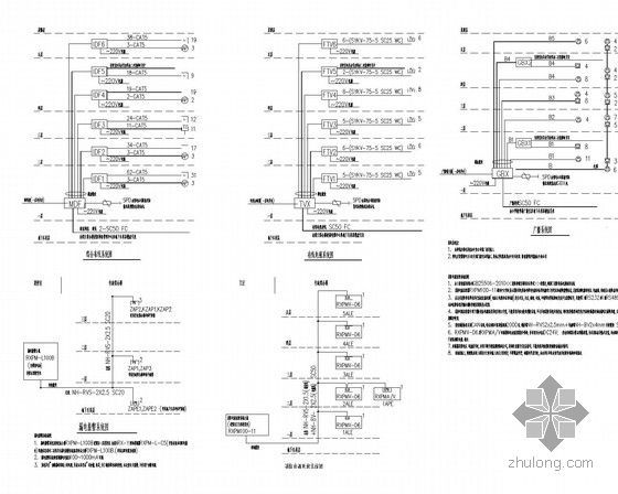 [江苏]北师大附中行政综合楼精装电气施工图（甲级院最新）-系统图