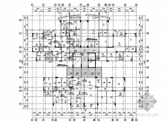 框剪建筑图结构图资料下载-[广东]16层框剪综合住宅楼结构图
