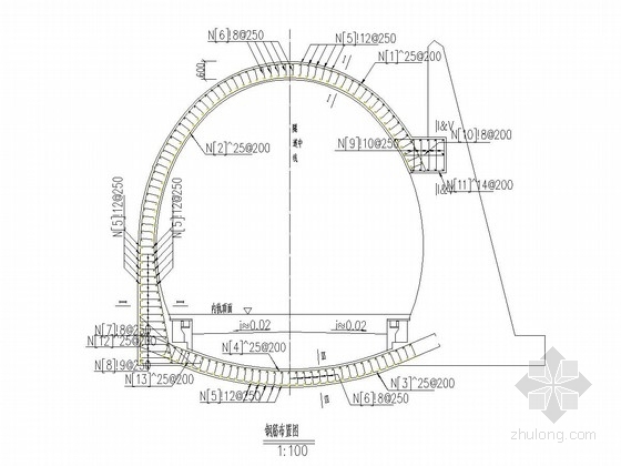 单线铁路断面图资料下载-铁路隧道改建初步设计13张